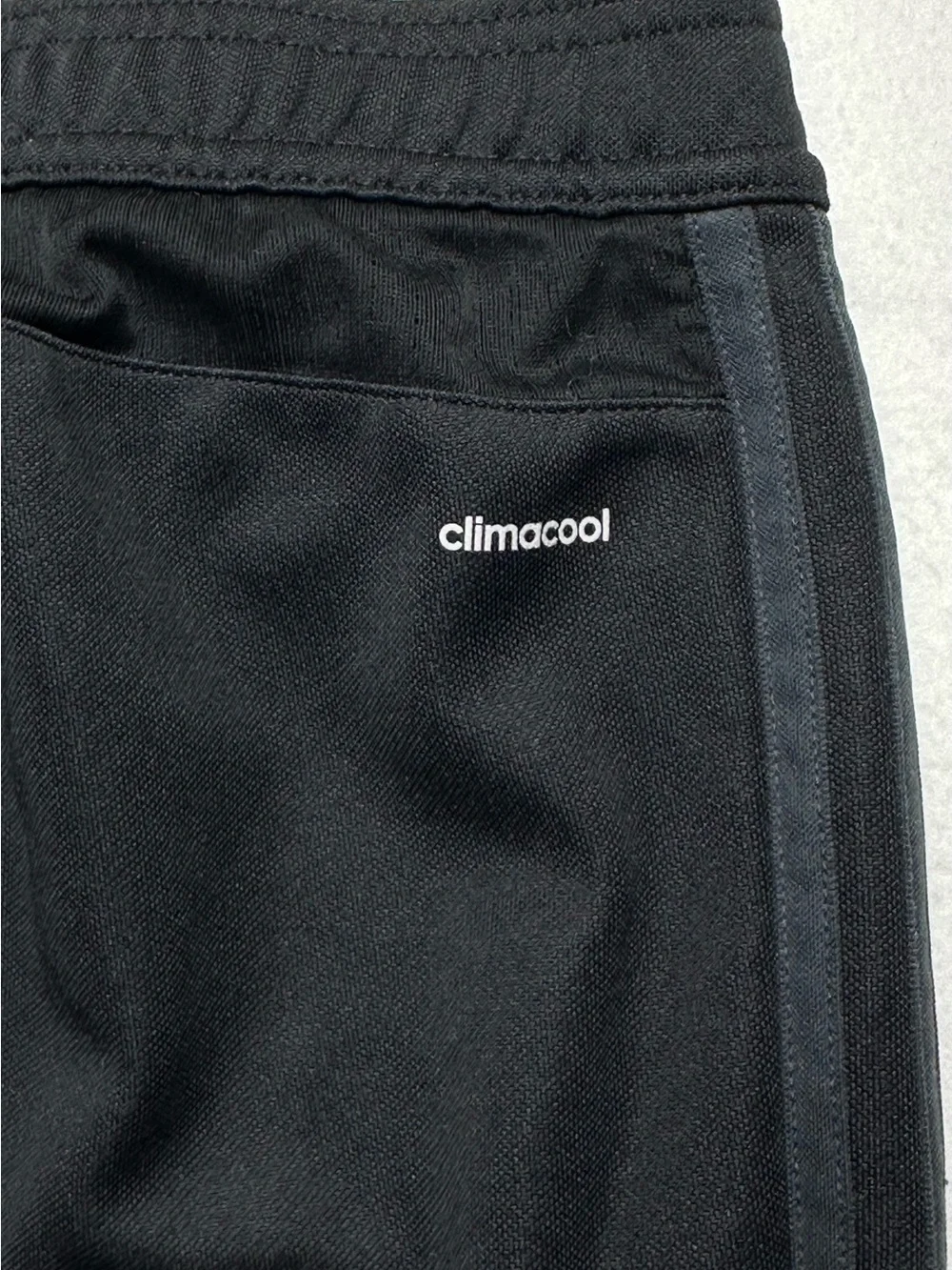 Adidas Women’s Small Track Pants • Black Athletic Training Zip‑Leg